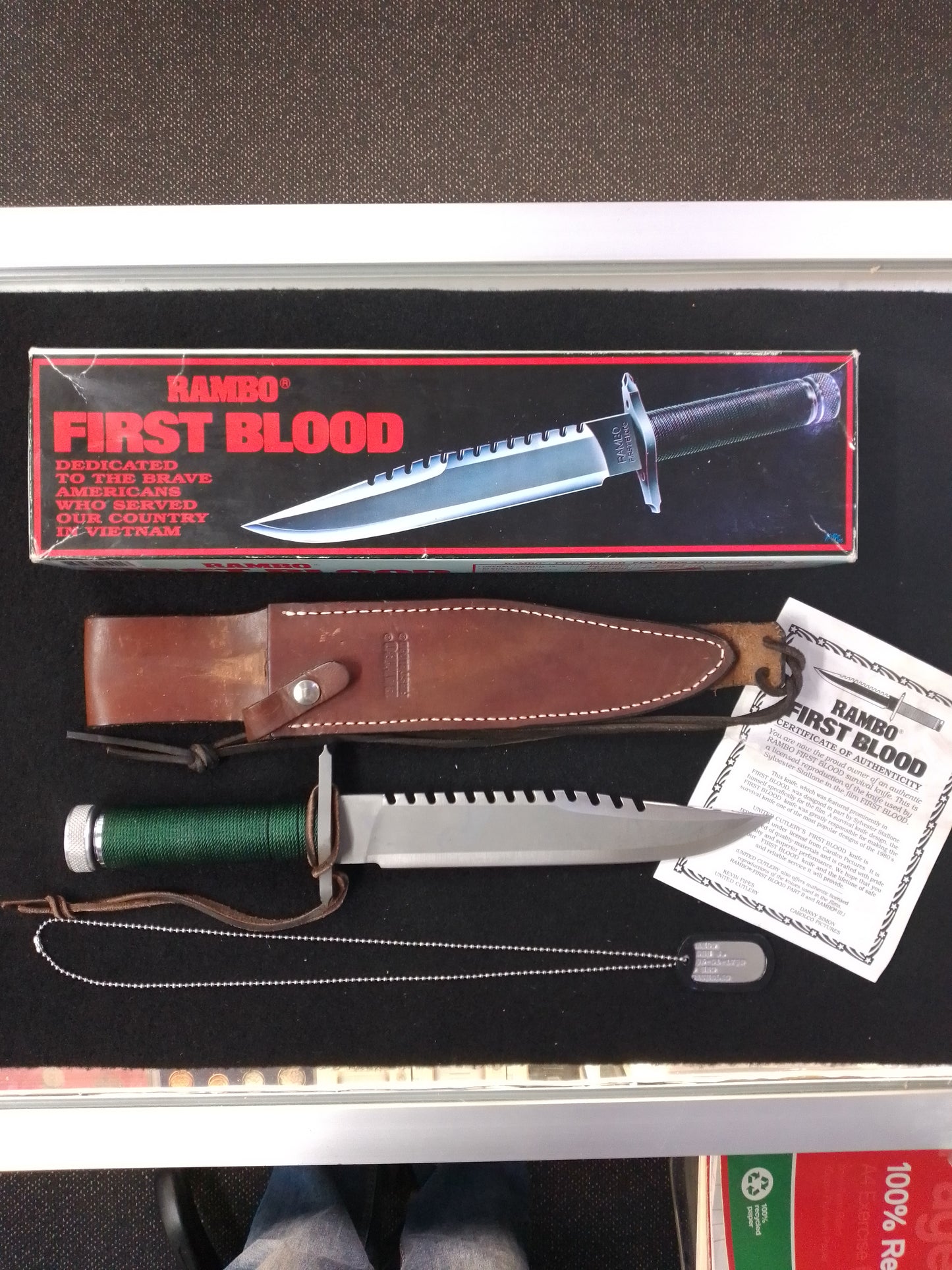 Rambo First Blood Hunting Survival Knife - N06377