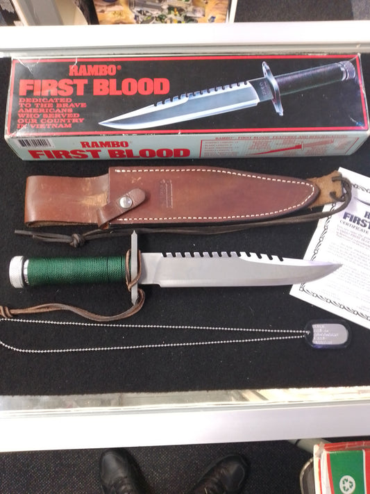 Rambo First Blood Hunting Survival Knife - N06377