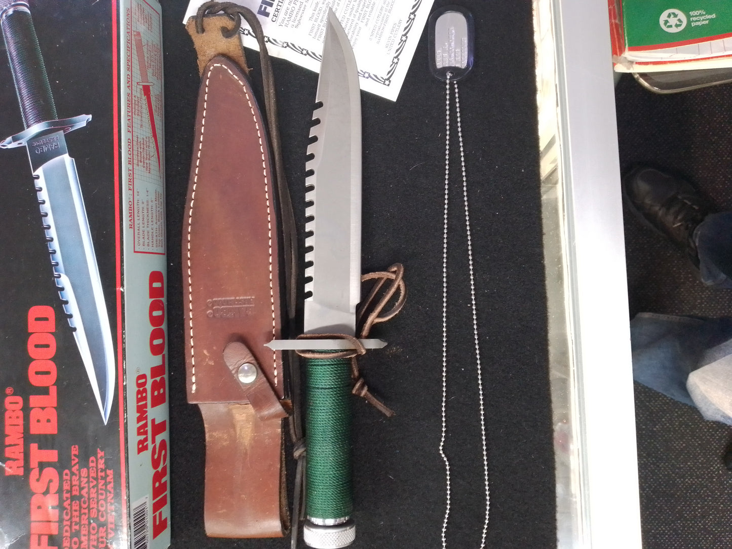 Rambo First Blood Hunting Survival Knife - N06377