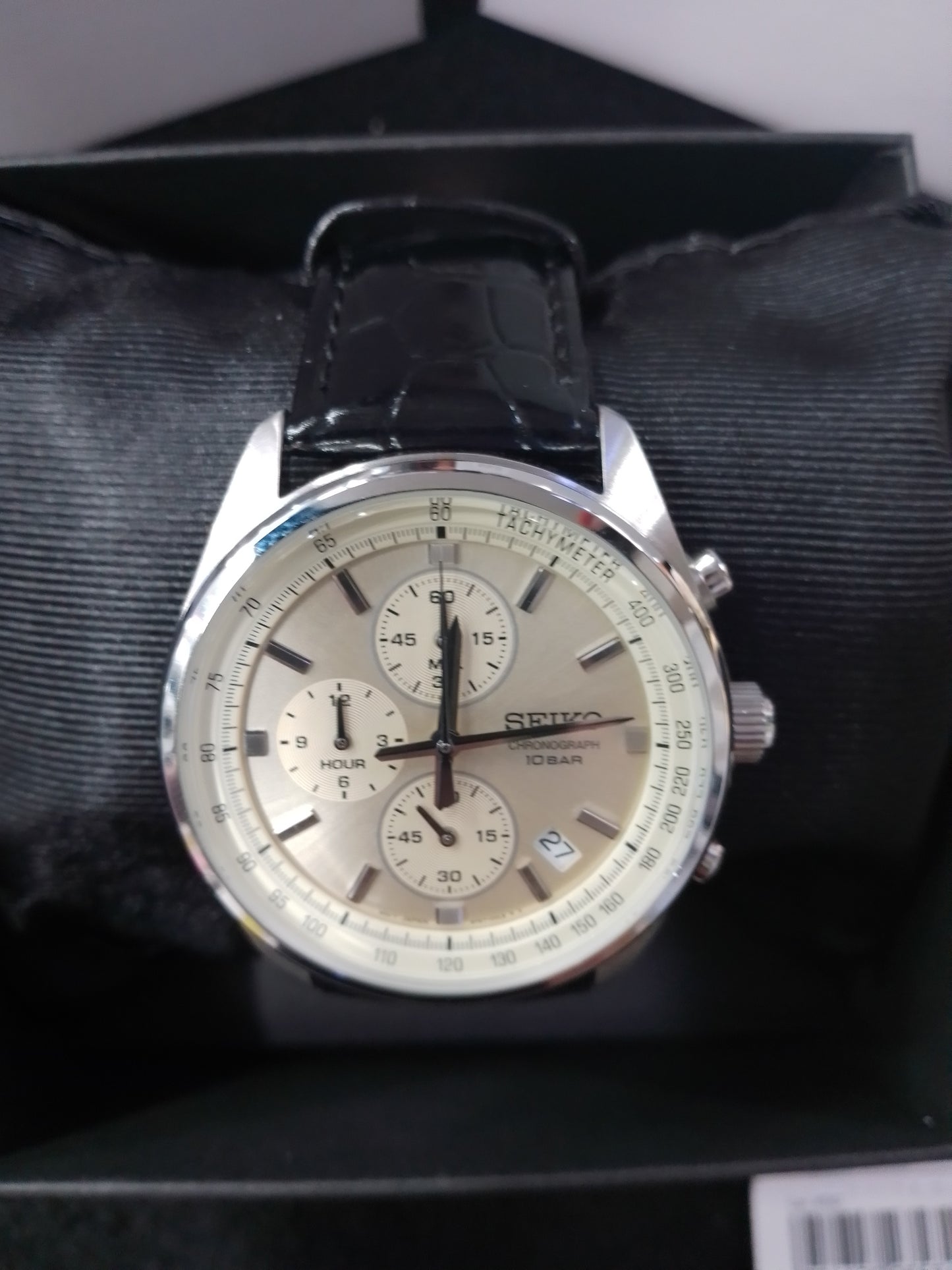 Seiko 8T67-OOLO Mens Chronograph watch - 1001