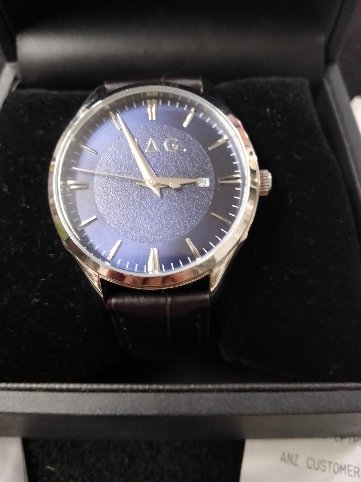 Jag J2380 Mens Wrist Watch + Receipt - 1005