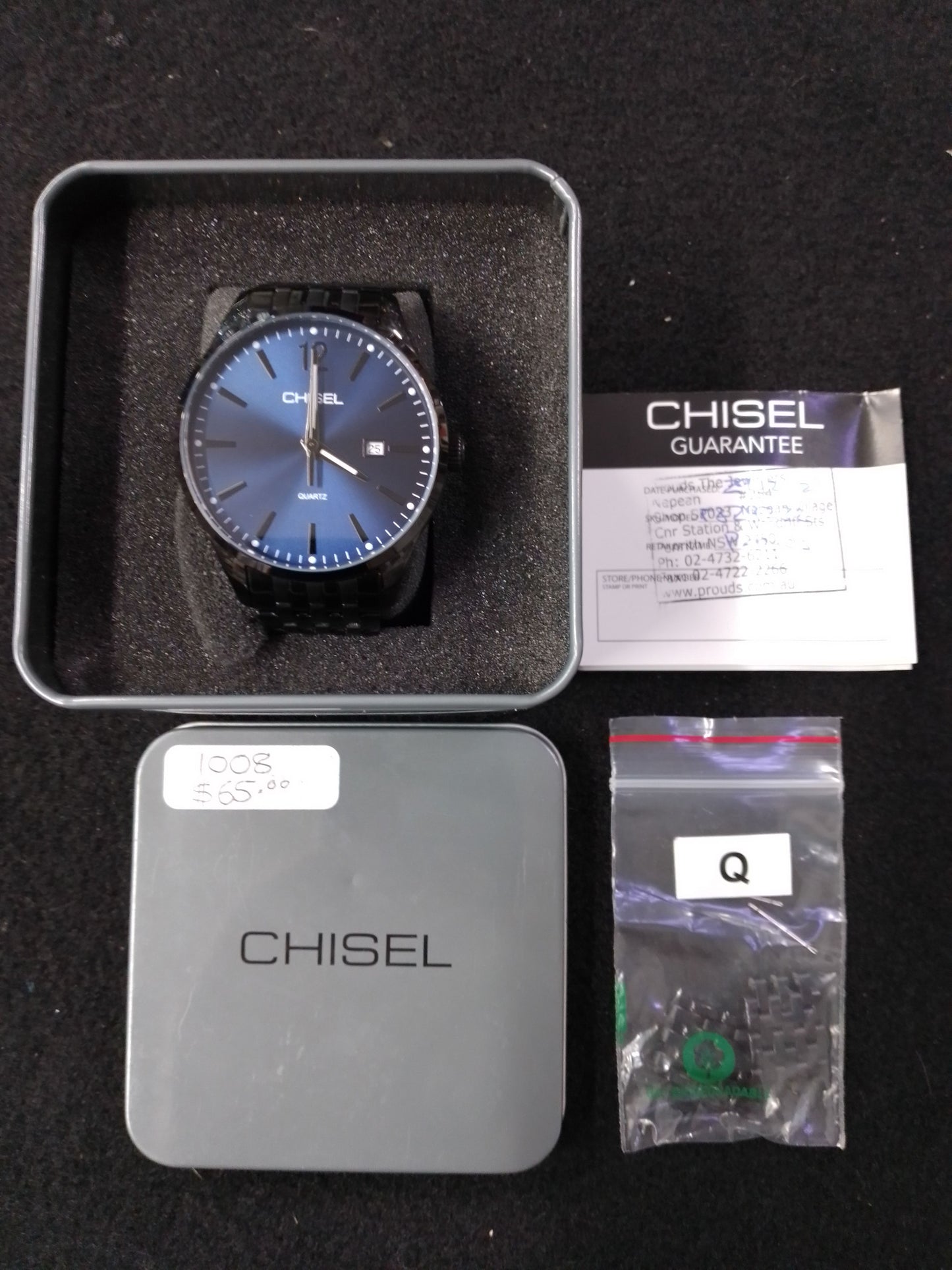 Chisel Mens 50M Quartz Wrist Watch - 1008