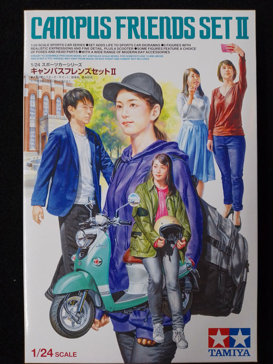Tamiya 24356 Campus Friends Set II Plastic Model Kit - N06593