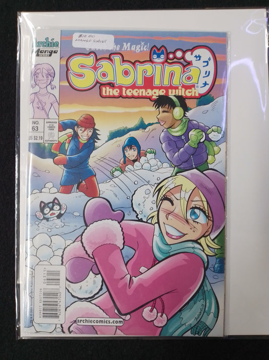 Sabrina The Teenage Witch No 63 Manga - Archie Comic Book - N07889