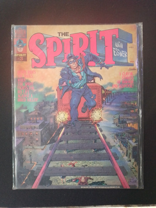 The Spirit #3 By Will Eisner Aug 1974 Comic Book - N07921