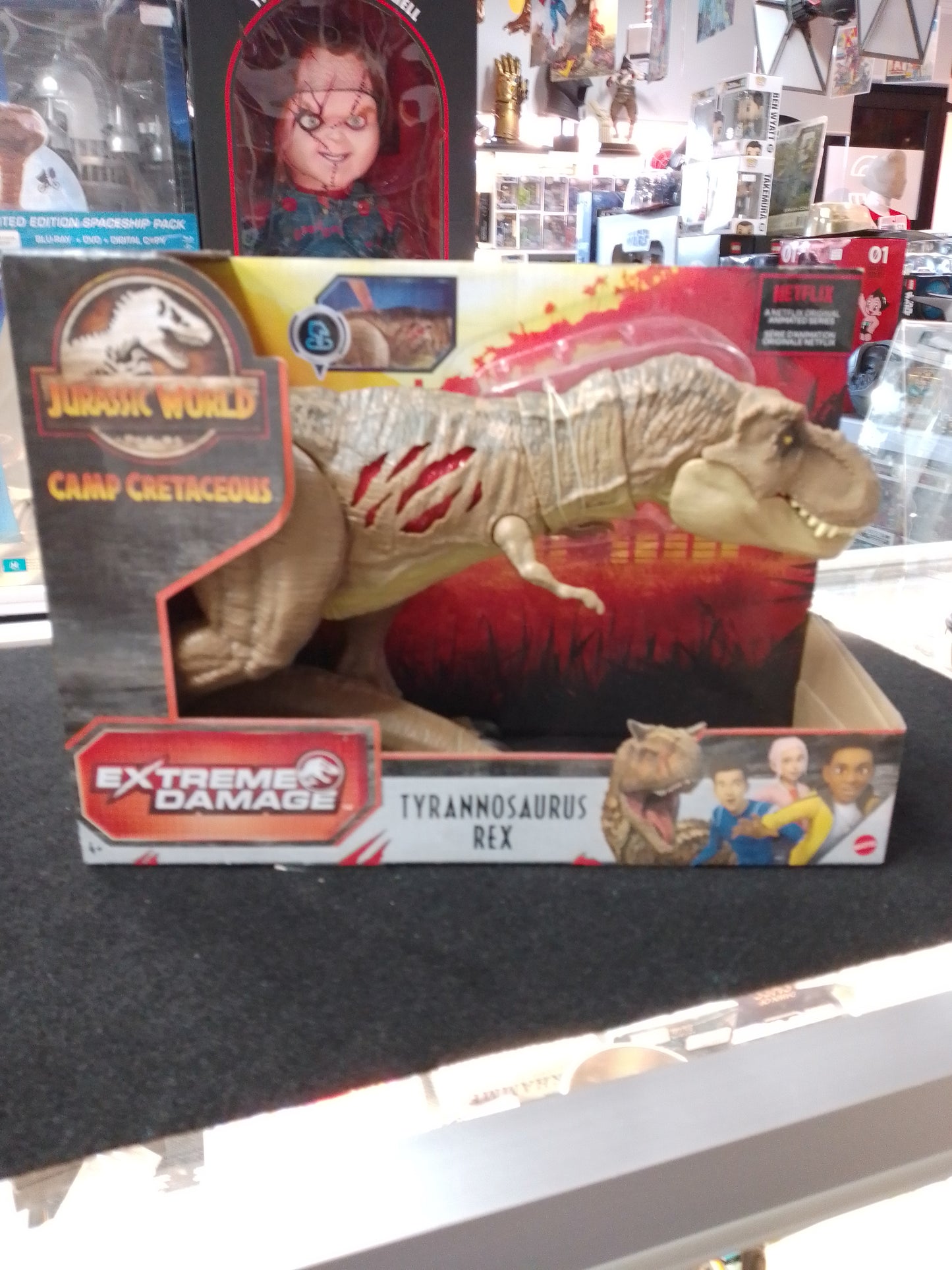 Jurassic World Extreme Damage Tyrannosaurus Rex Dinosaur - N08493