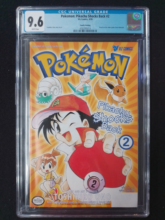 Pokemon - Pikachu Shocks Back #2 9/99 - Graded 9.6 Comic Book - N08505
