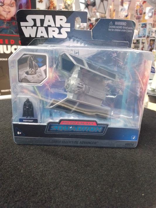 Star Wars Micro Galaxy Squadron Darth Vaders Tie Advanced - N08512