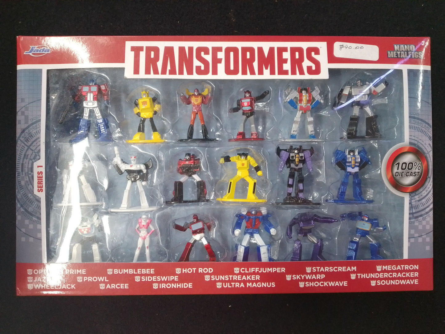 Transformers: Generation 1 - Nano Metalfigs 2” Die-Cast Figure 20-Pack (Series 1) - N08630