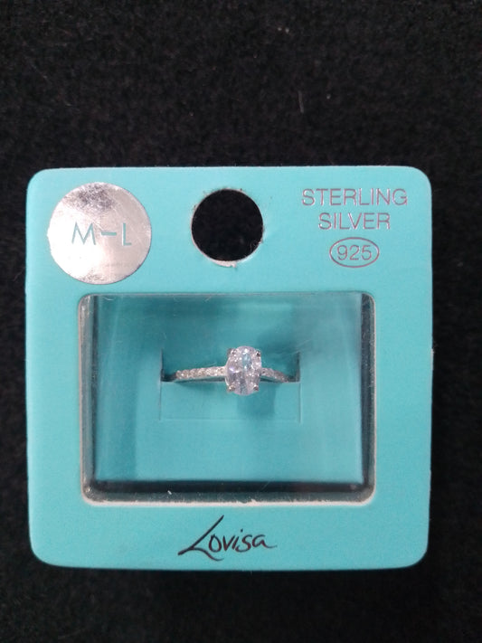 Lovisa Sterling Silver Ladies Dress Ring - N08680