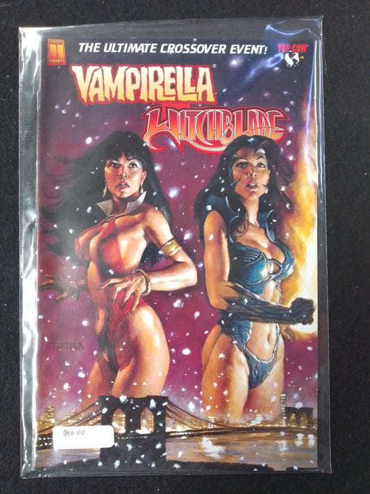 Vampirella - Vampirella / Witchblade #1 Comic Book - Harris Comics - N08874