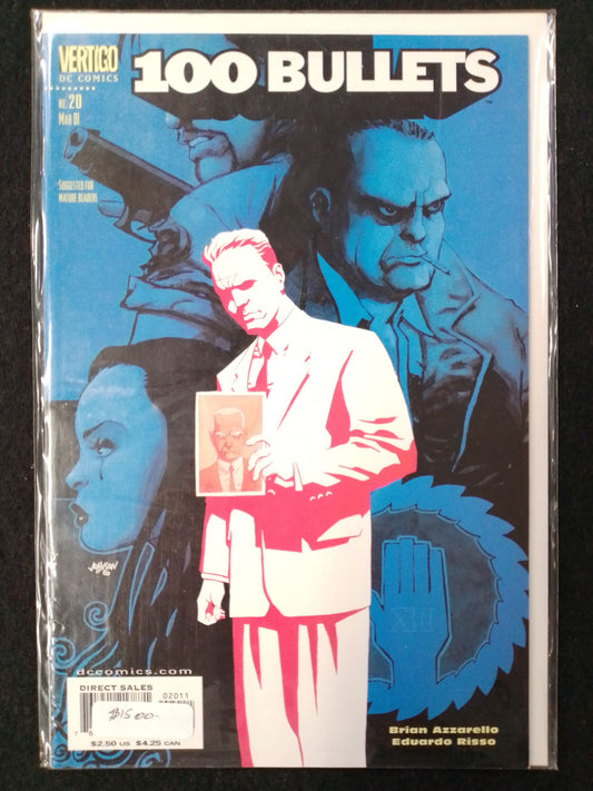 100 Bullets Issue 20 - Vertigo Comics  - By Brian Azarello Comic Book - N09074