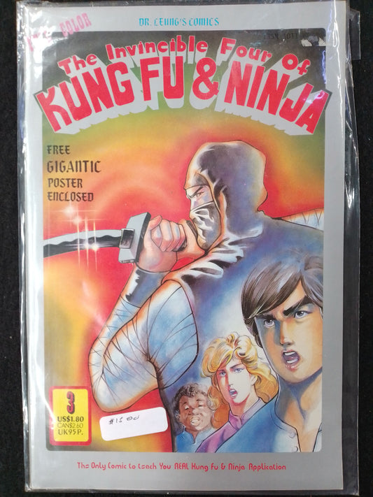 The Invincible Four Of Kung Fu And Ninja #3 Comic Book - N09091