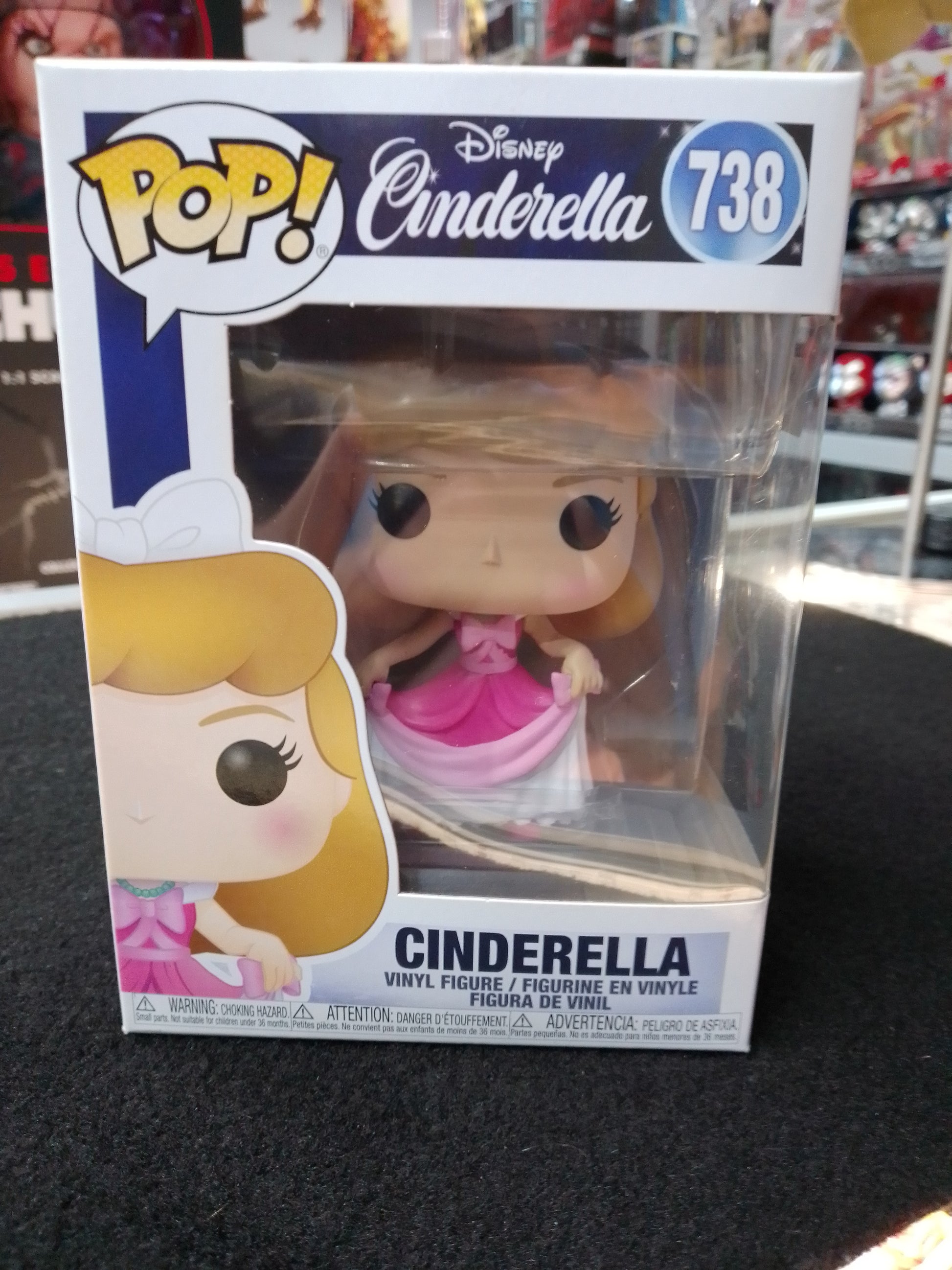 Funko Pop! Disney Cinderella Pink Dress Pop! Vinyl #738