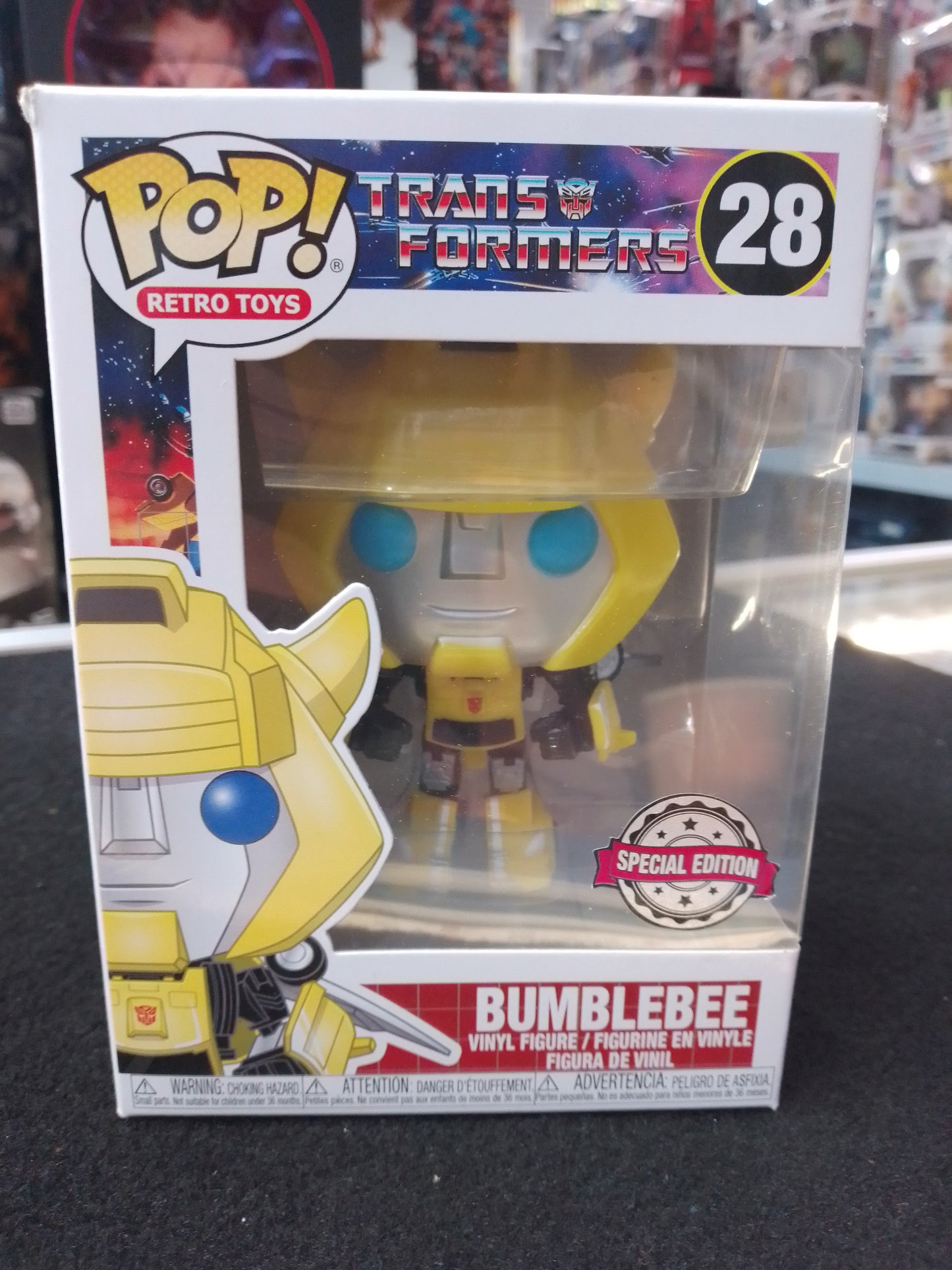Funko Pop! Transformers Bumblebee with Wings US Exclusive Pop Vinyl! #28 - N09574