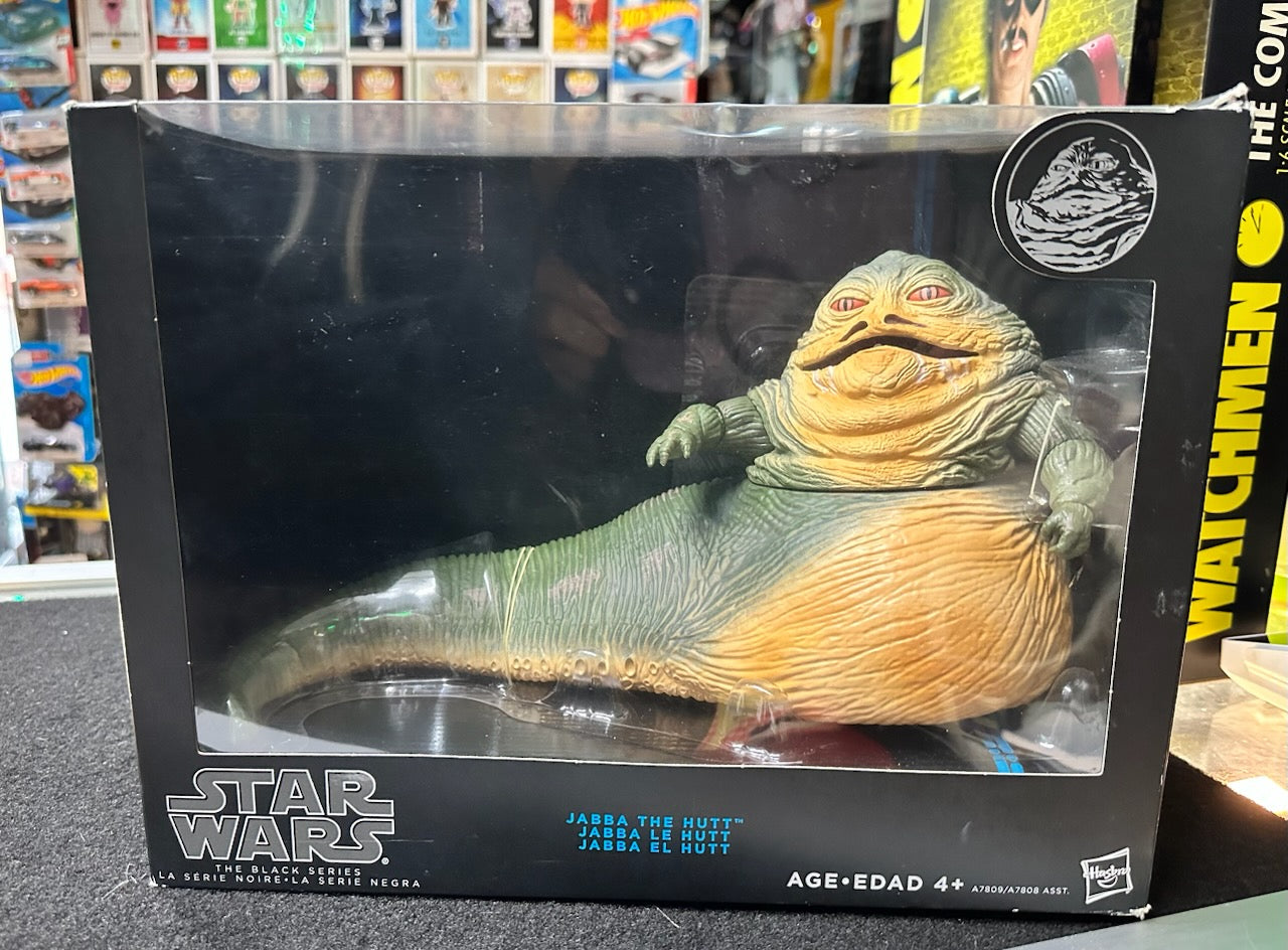 Star Wars Black Series Jabba The Hutt - Slightly Damaged Box, Mint Figure