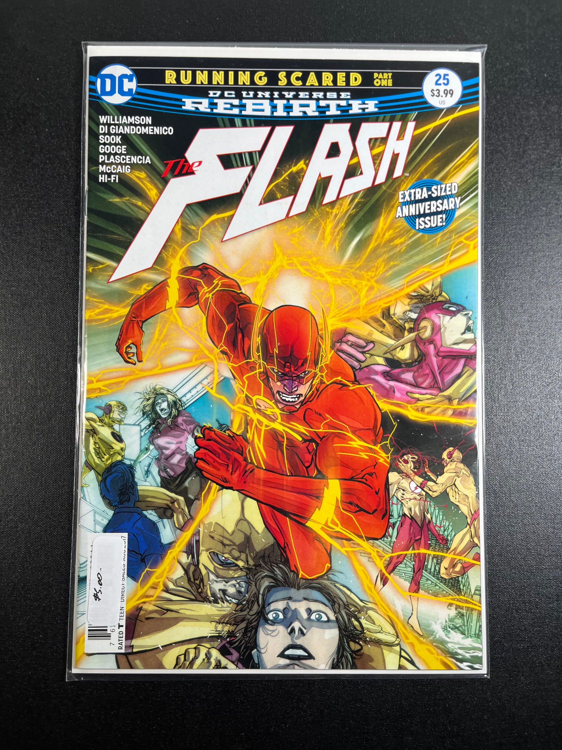 The Flash #25 Running Scared Part Extra Sized Anniversary Issue DC Uni ...