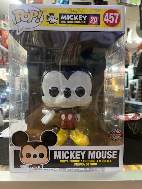 Mickey Mouse - 90th Mickey Mouse Black & White US Exclusive 10" Pop! Vinyl 457
