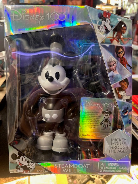 Disney - Mickey Mouse - Disney 100 Steamboat Willie 6" Figure