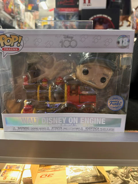 FUNKO POP Disney 100th - Walt Disney on Engine Pop! Train #18