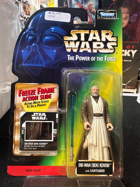 Star Wars Kenner Power Of The Force Obi-Wan (Ben) Kenobi BNOC 1998
