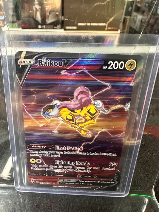 Raikou V GG41/GG70 Galarian Gallery Ultra Rare Holo Crown Zenith