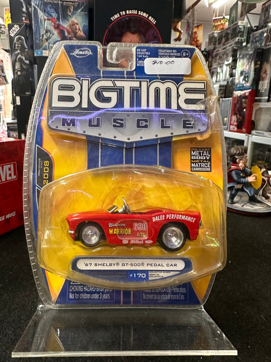 JADA BIGTIME MUSCLE 1:64 '67 SHELBY GT-500 PEDAL CAR