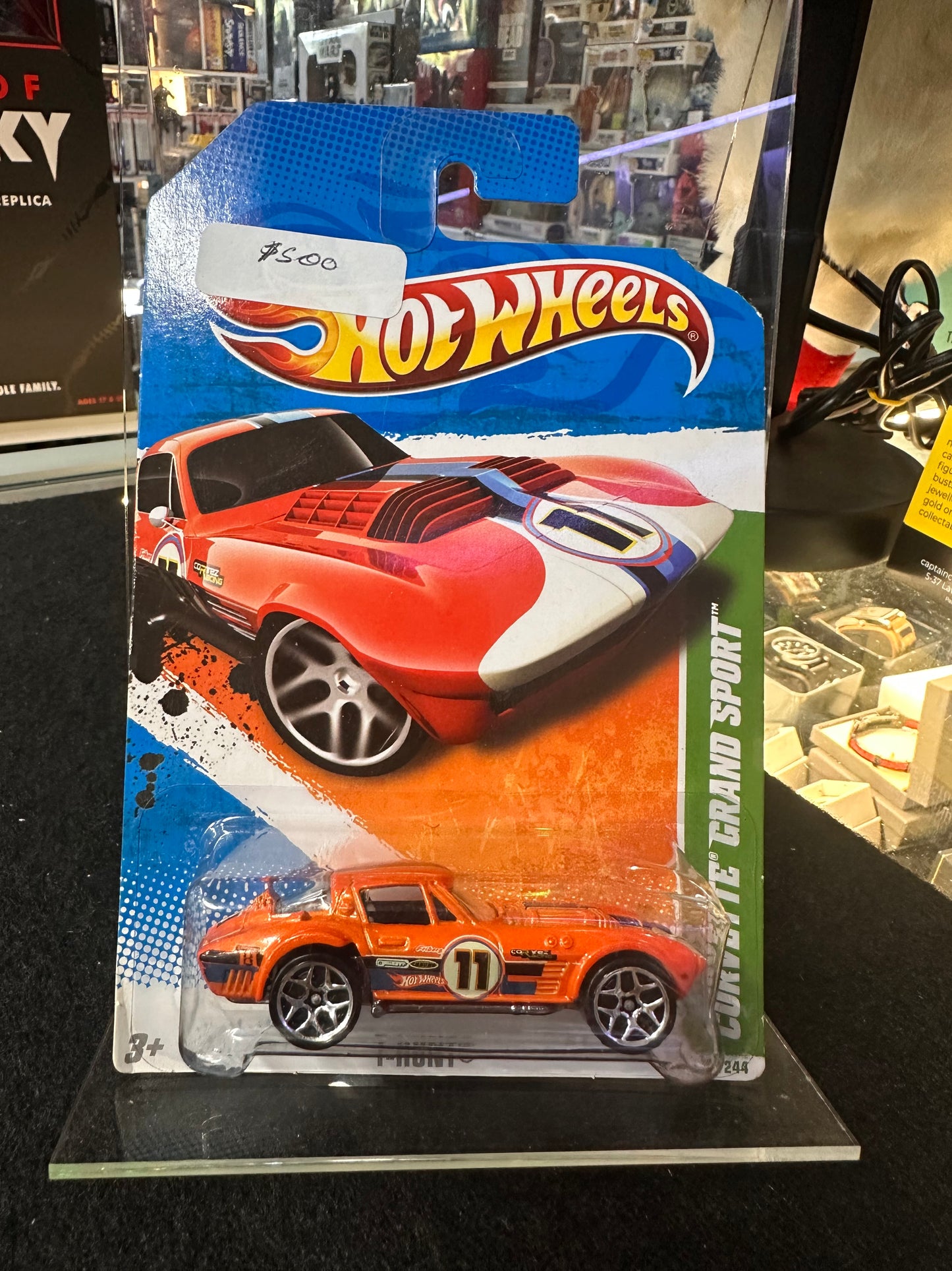 Hot Wheels Corvette Grand Sport #59/244  Long Card Treasure Hunt