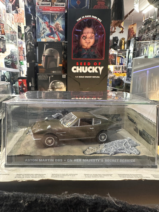 James Bond 007 Aston Marton DBS- On Her Majesty's Secret Service 1:43 Diecast Car