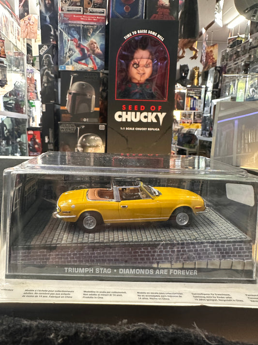 James Bond 007 Triumph Stag Diamonds Are Forever 1:43 Diecast Car Eaglemoss