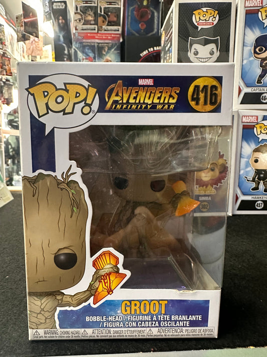 POP #416 Groot (Stormbreaker) Marvel Avengers Captain Comics and Collectables Pty Ltd