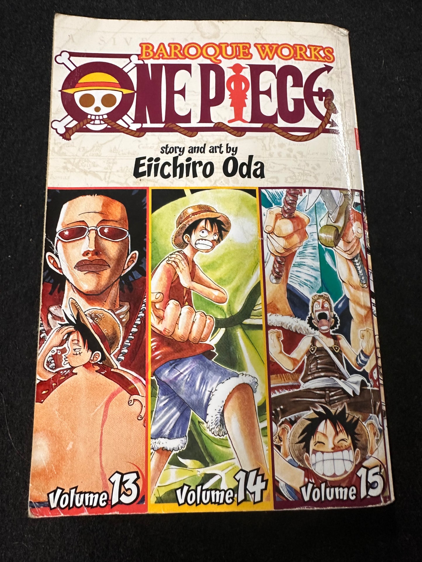 One Piece Baroque Works Vol 13-15 (13-14-15) Manga Book English Omnibus Edition