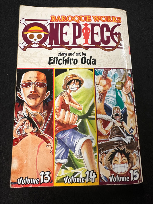 One Piece Baroque Works Vol 13-15 (13-14-15) Manga Book English Omnibus Edition