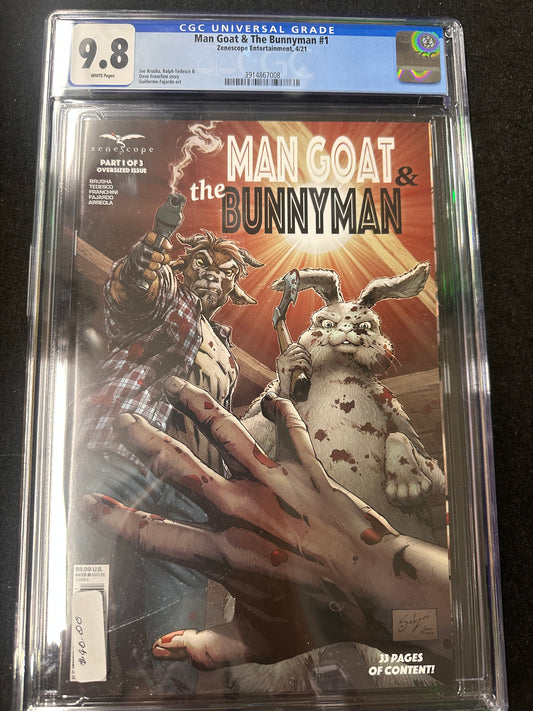 Man Goat and The Bunnyman #2 - 2021 - CGC 9.6