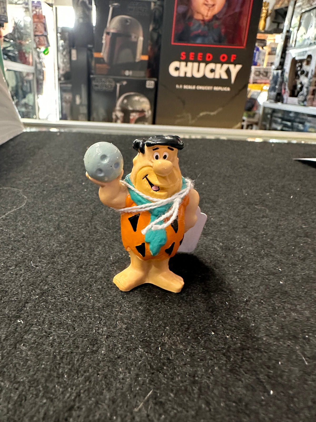 FRED FLINSTONE WITH BOWLING BALL VINTAGE TOY – Captain Comics and ...