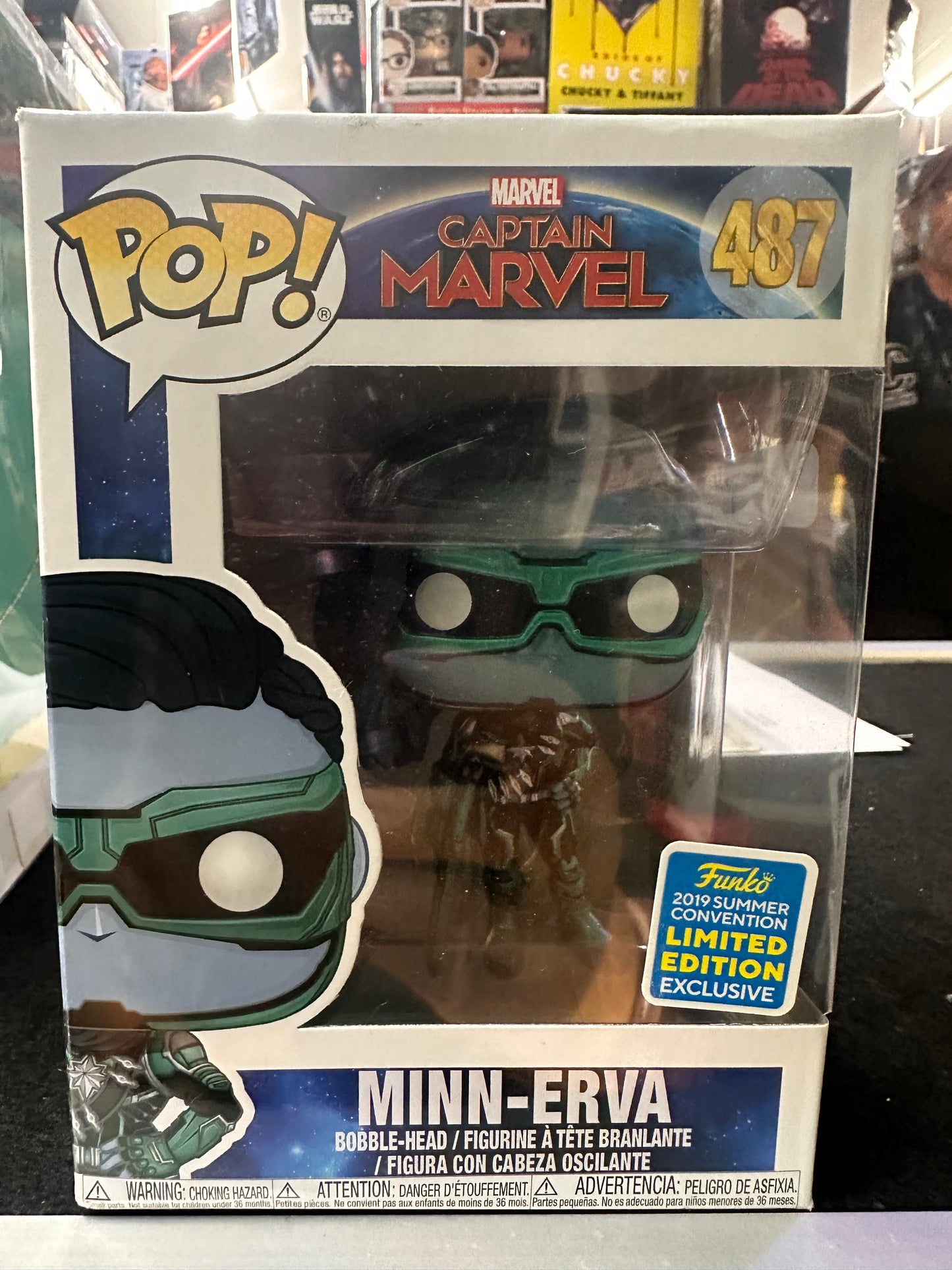 Marvel Captain Marvel Pop - Minn-Erva #487 (exclusive)