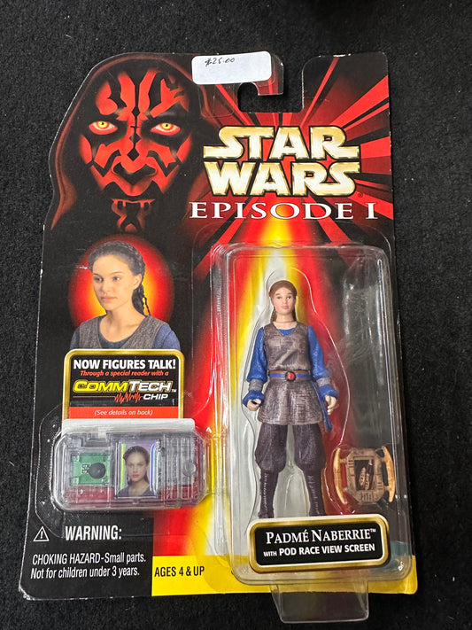 Hasbro Star Wars Padme Naberrie W/Pod Race View Screen Action Figure