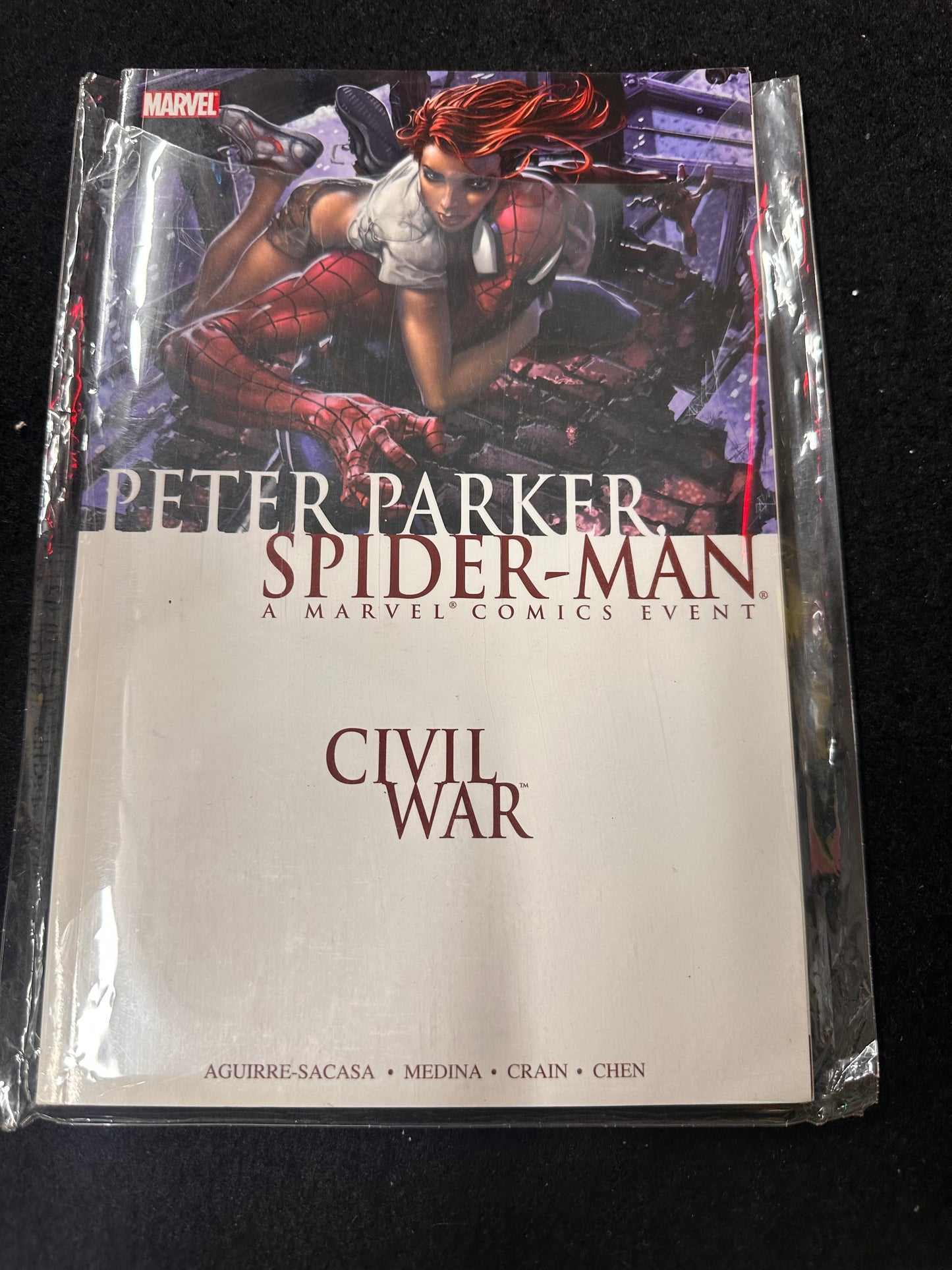 PETER PARKER SPIDER-MAN A MARVEL COMICS EVENT CIVIL WAR
