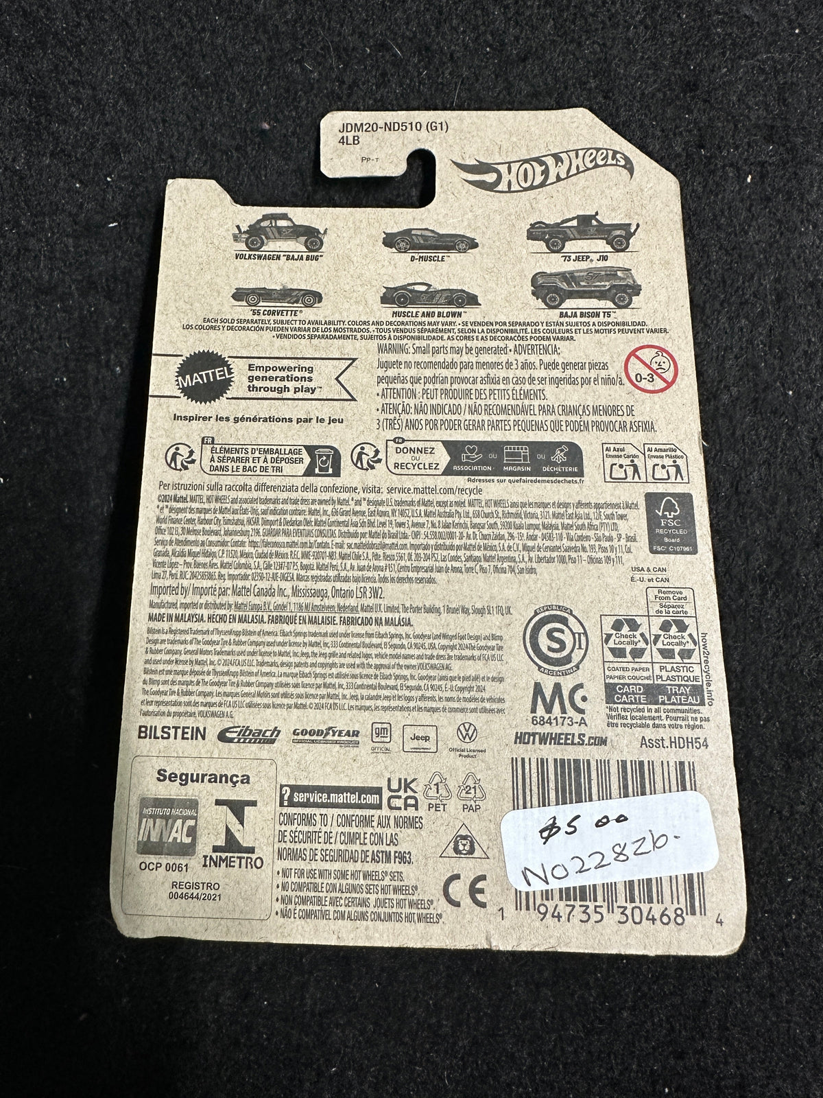 Hot Wheels VOLKSWAGEN "BAJA BUG" 57th Anniversary Captain Comics and Collectables Pty Ltd