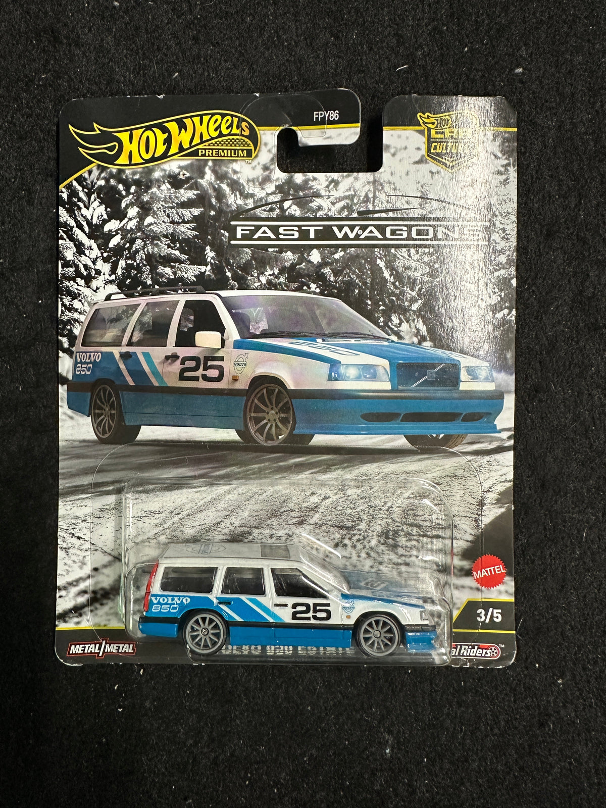Hot Wheels Premium Car Culture Fast Wagons Volvo 850 Estate Captain Comics and Collectables Pty Ltd