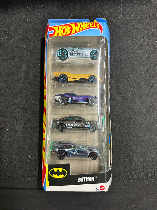 Hot Wheels Batman 5 Pack Captain Comics and Collectables Pty Ltd