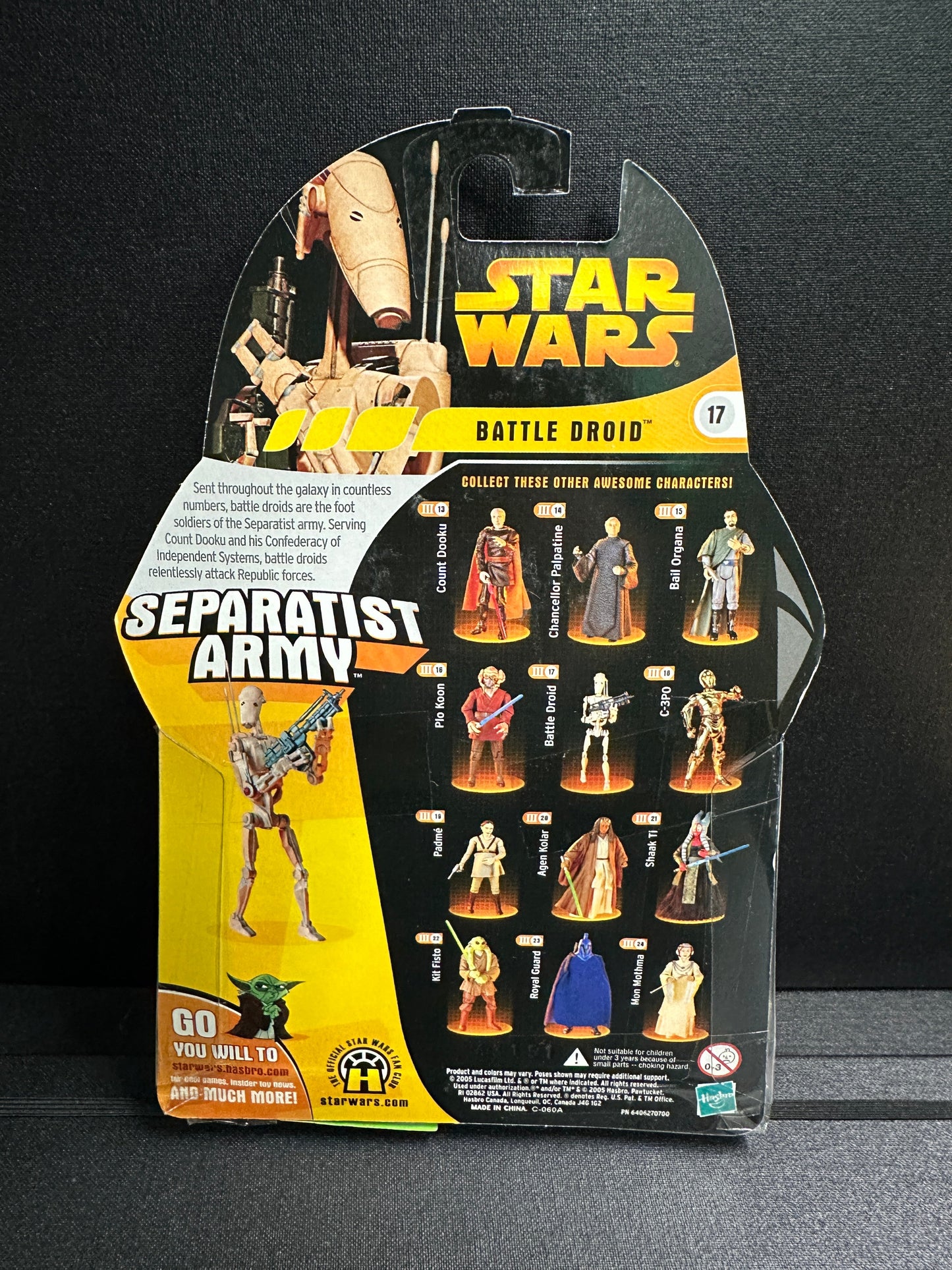 Battle Droid | 2005 Hasbro Star Wars Revenge of the Sith 3.75" Figure Hasbro