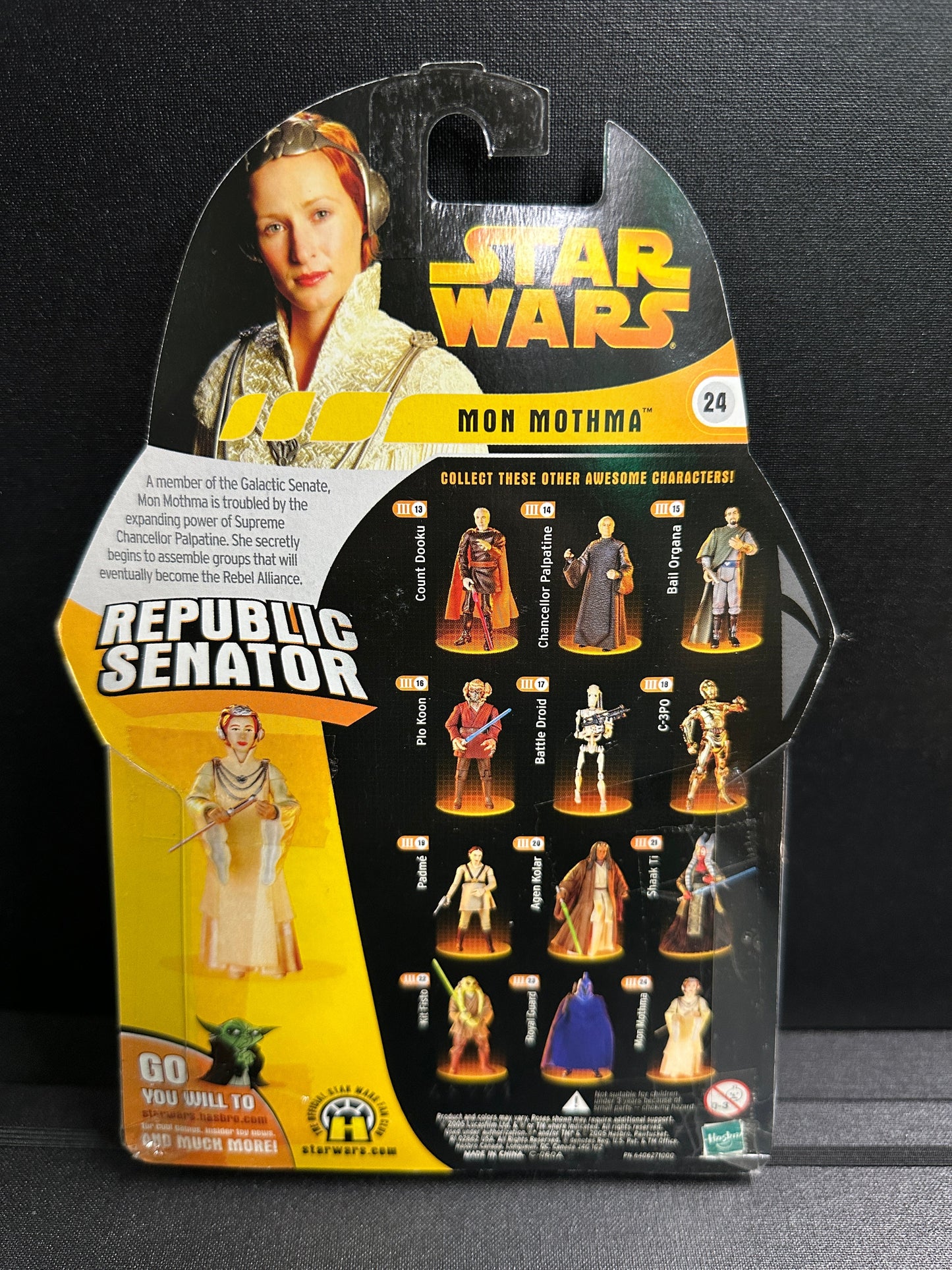 Mon Mothma  | 2005 Hasbro Star Wars Revenge of the Sith 3.75" Figure Hasbro