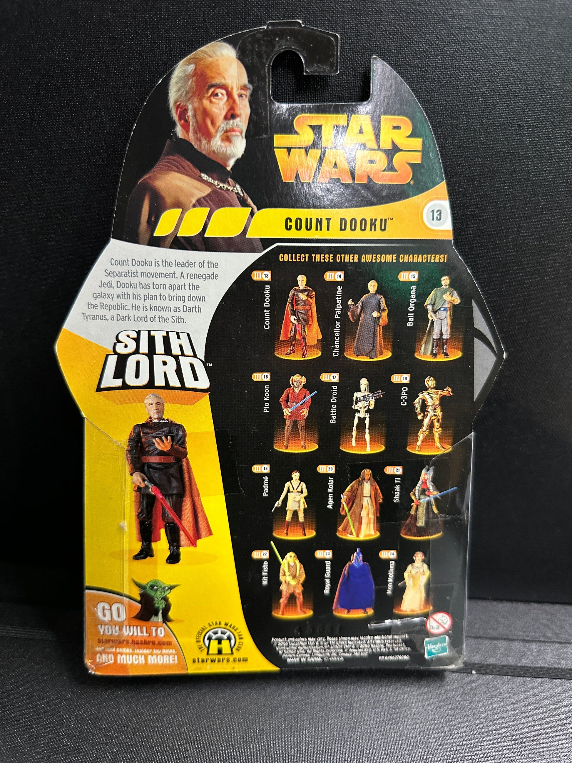 Count Dooku | 2005 Hasbro Star Wars Revenge of the Sith 3.75" Figure Hasbro