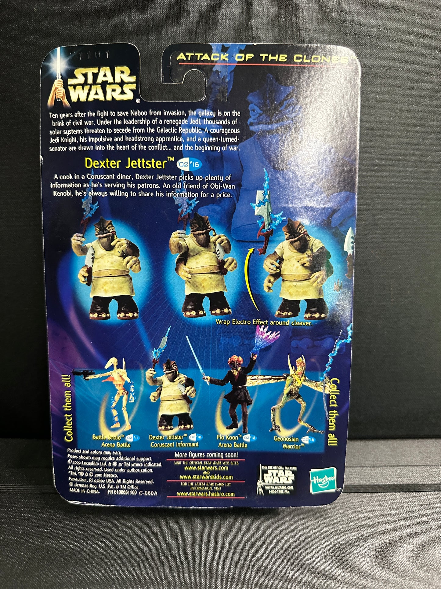 Dexter Jettster | 2002 Hasbro Star Wars Attack of the Clones 3.75" Figure