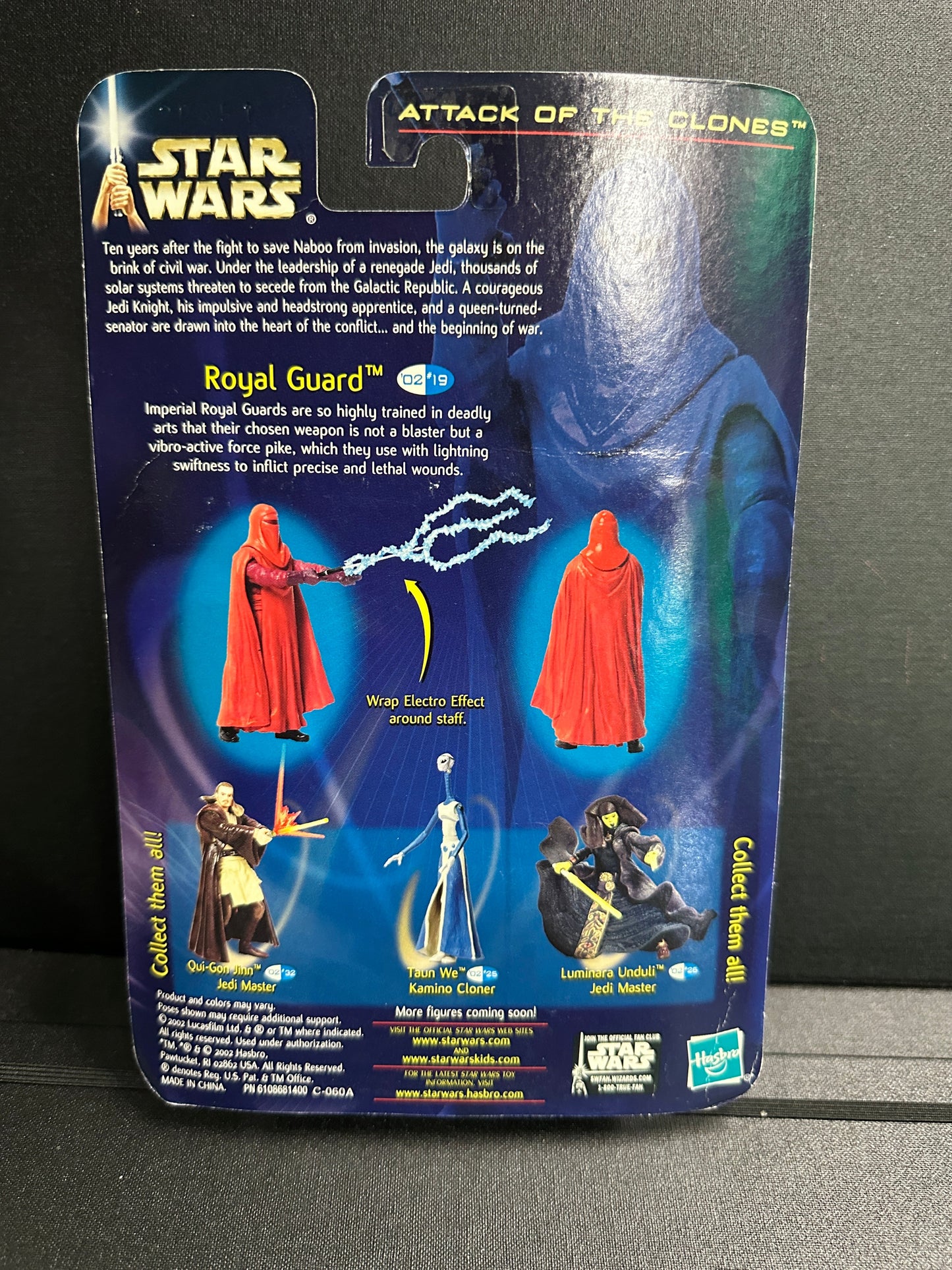 Royal Guard| 2002 Hasbro Star Wars Attack of the Clones 3.75" Figure Hasbro