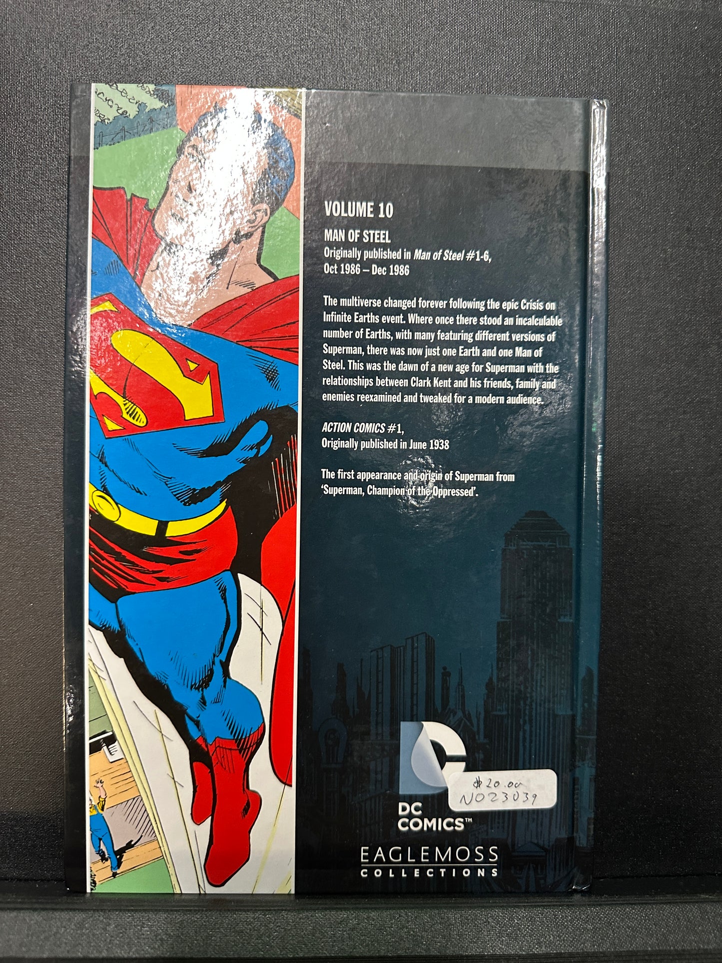 DC Comics  Superman Man of Steel Graphic Novel Eaglemoss Collections Hardcover Vol 10