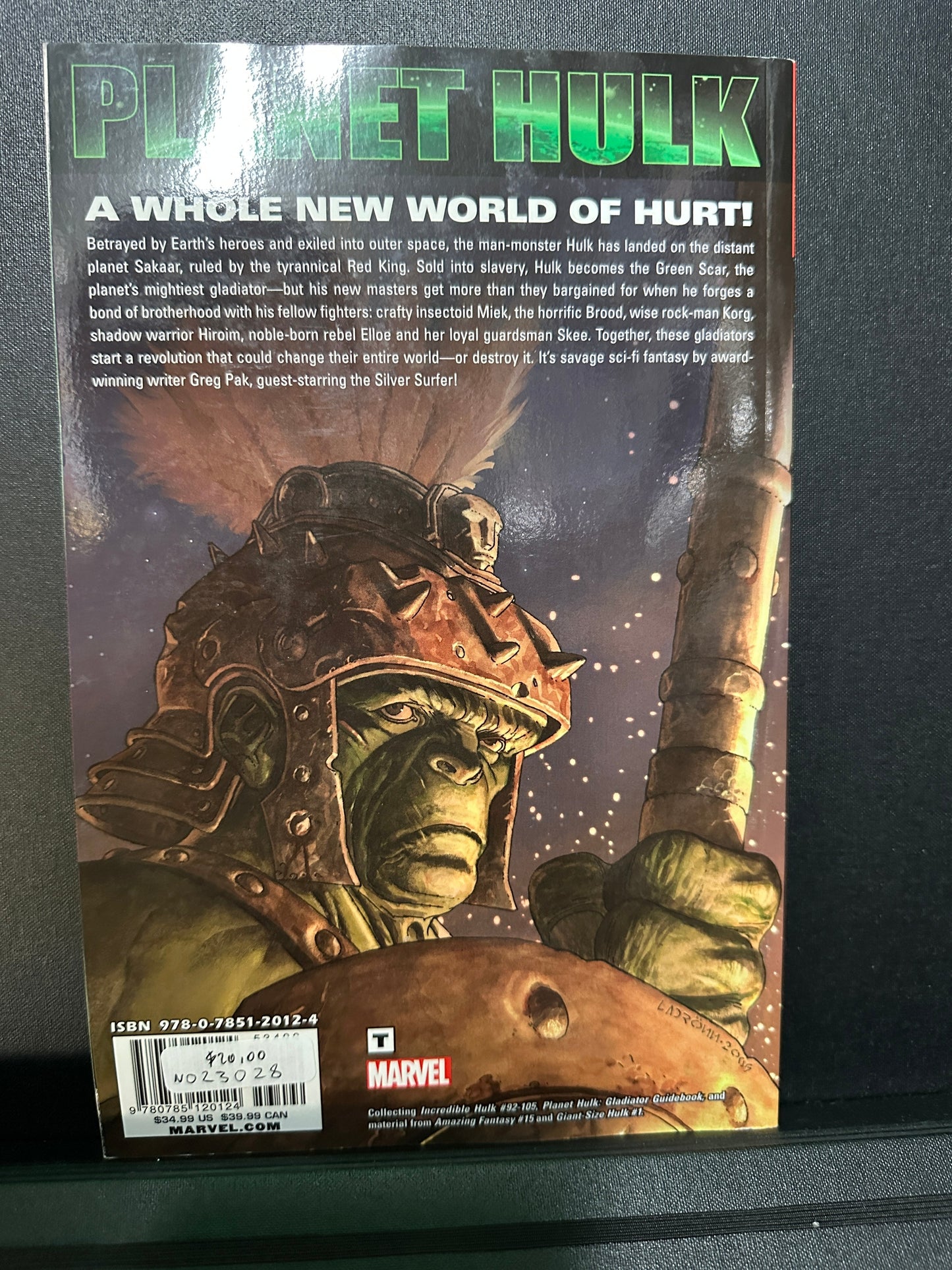 Marvel Comics: Incredible Hulk - Planet Hulk Graphic Novel Captain Comics and Collectables Pty Ltd