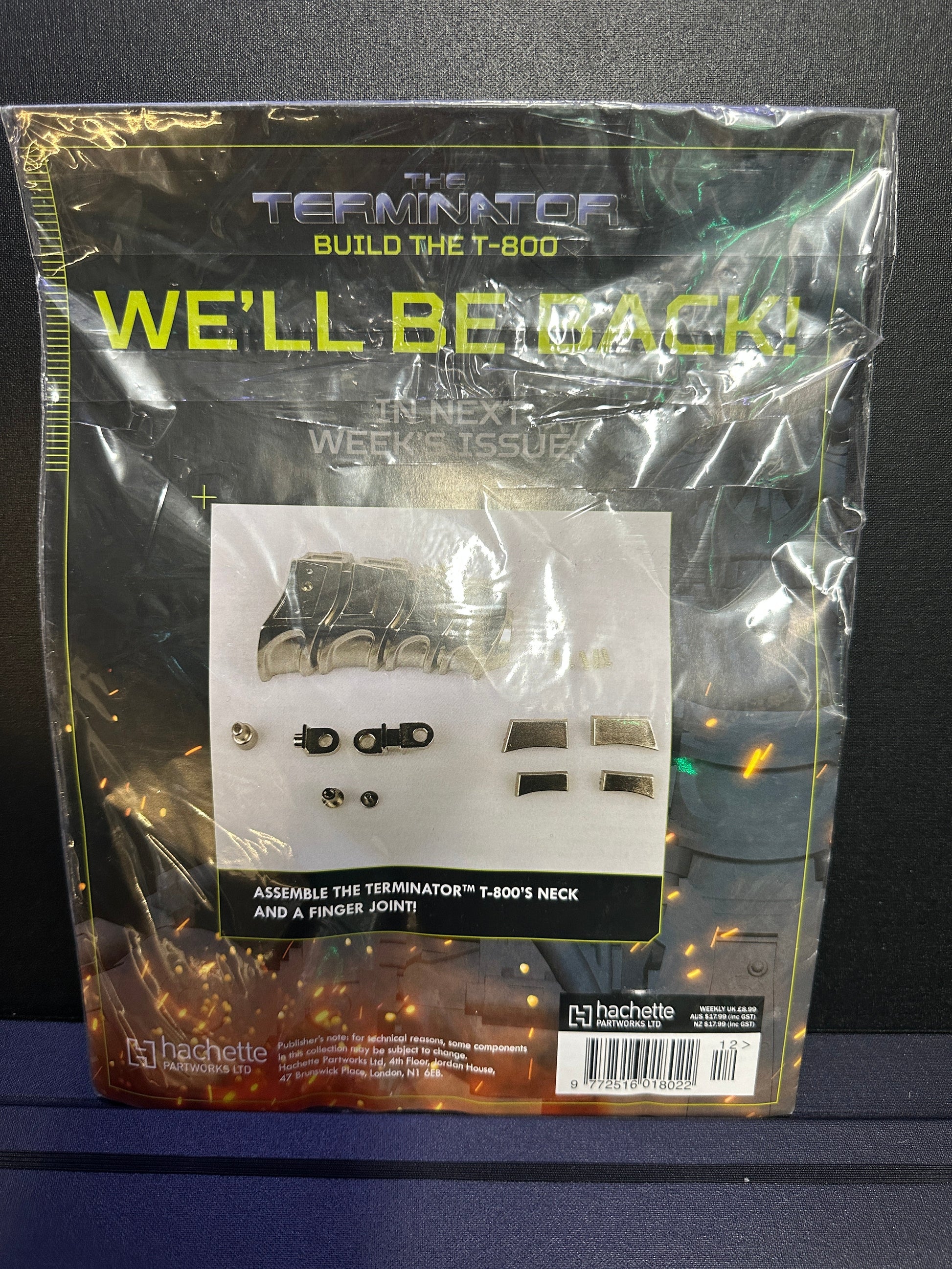 The Terminator: Build the T-800 Kit Magazine #12 and Parts | Hachette Partworks Captain Comics and Collectables Pty Ltd