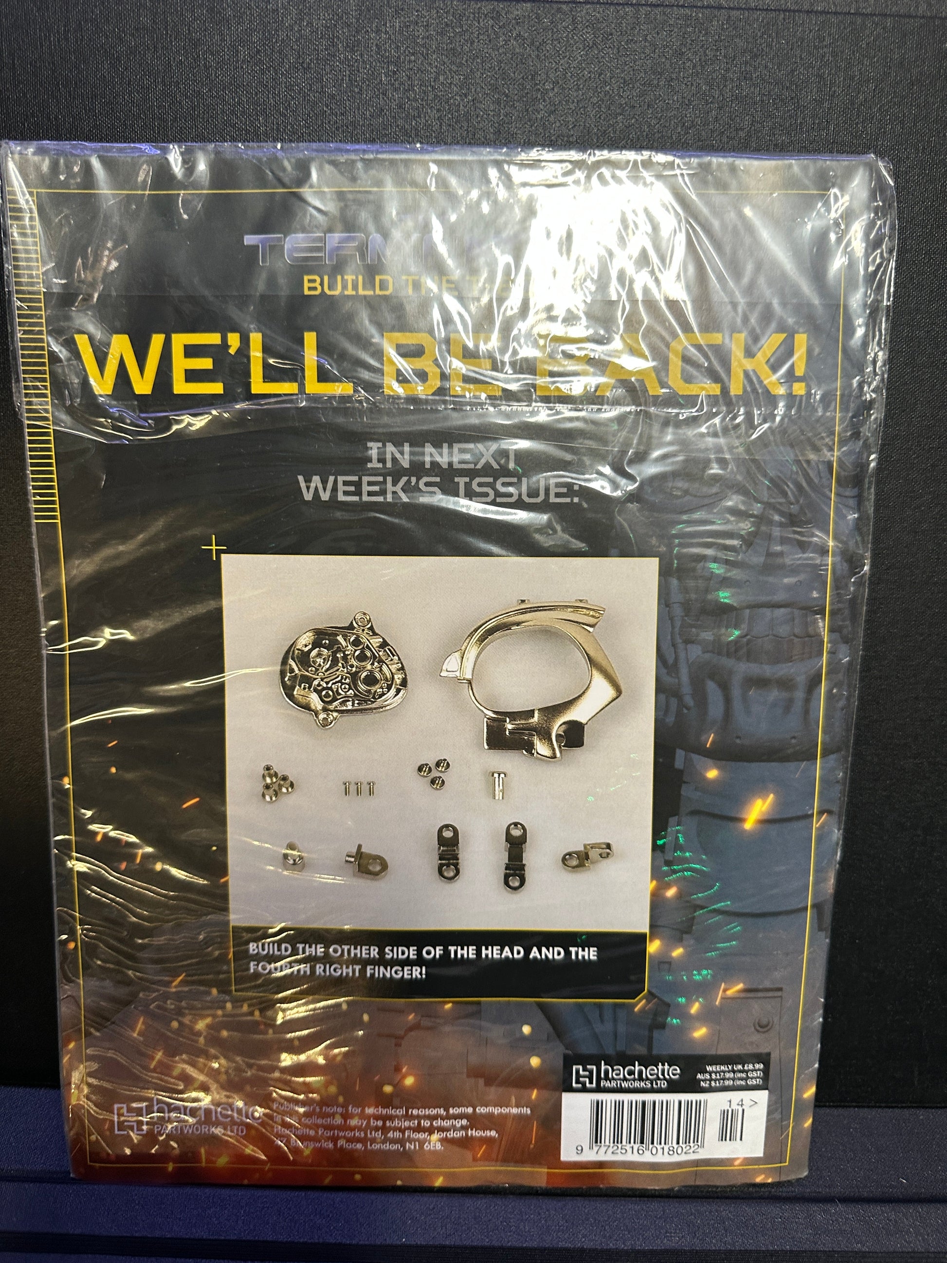 The Terminator: Build the T-800 Kit Magazine #14 and Parts | Hachette Partworks Captain Comics and Collectables Pty Ltd